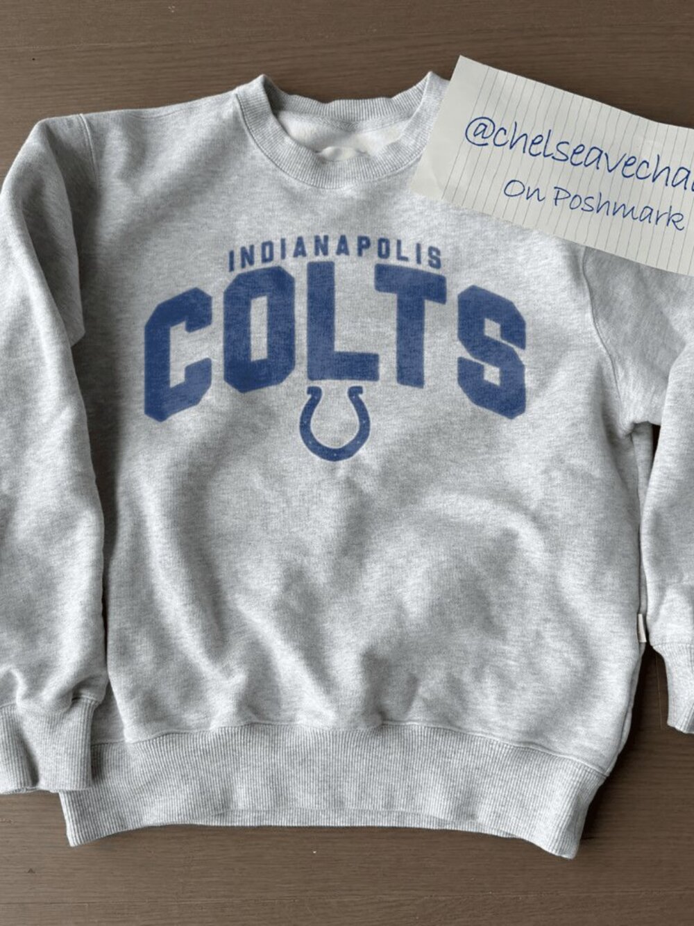 Vintage 90s Indianapolis Colts Crewneck Sweatshirt, Retro NFL Football Shirt Tee